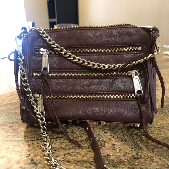 Dark Brown Rebecca Minkoff Crossbody bag - Picture 1 of 2